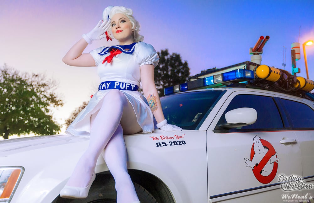 Image of MS. STAY PUFT & ECTOMOBILE