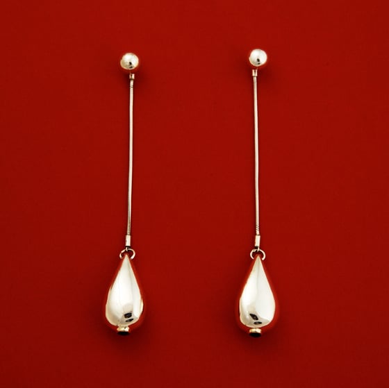 Image of kundan drop earrings