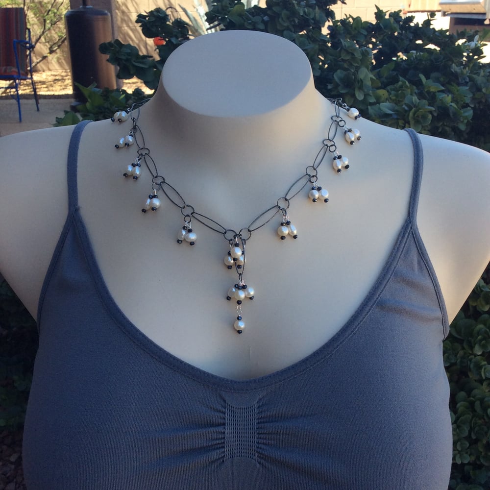 Image of Pearl drop necklace