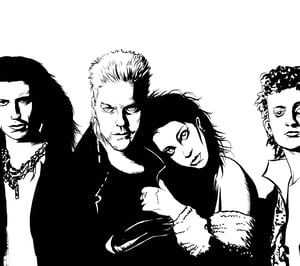 Image of Lost boys hand inked art