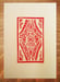 Image of Red pattern print - A3 Risograph Print