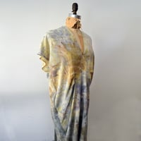 Image 3 of Rainbow Woodland Silk Kaftan dress