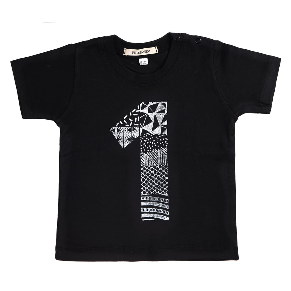 Image of One Hit Wonder - Doodle by Numbers 1 Tee (Black or White)