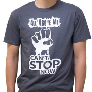 Image of Cant Stop Now Grey Tee