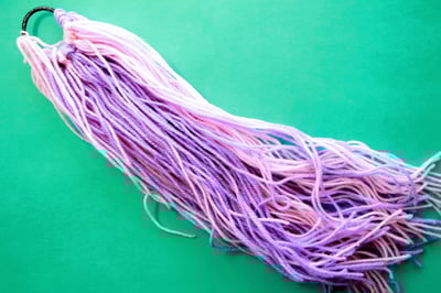 Image of (Twin Pack) Pastel Pink and Purple Hair Extensions