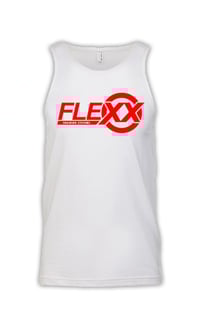 Men's White/Red Flexx Tank