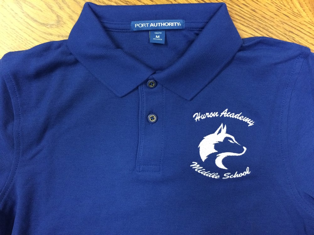 Image of Huron Middle School Polo Shirt