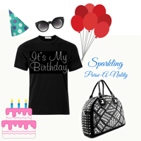 Image 1 of "Sparkling" Birthday (5 different designs)