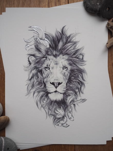 Image of LION PRINT