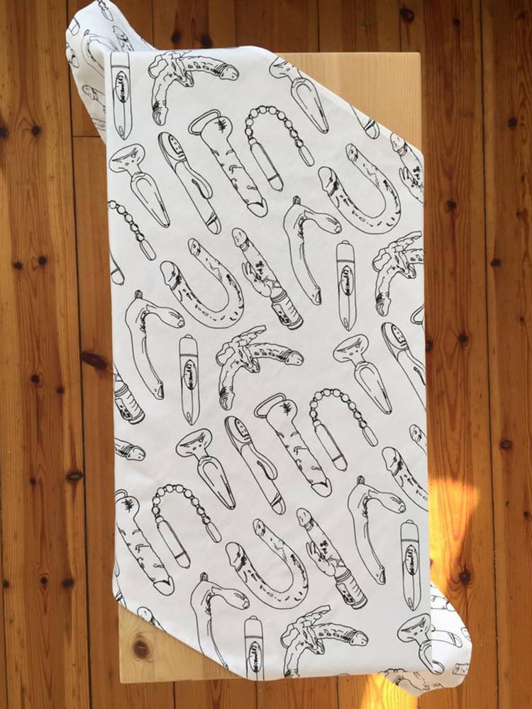 Image of Sex Toy Tea Towel