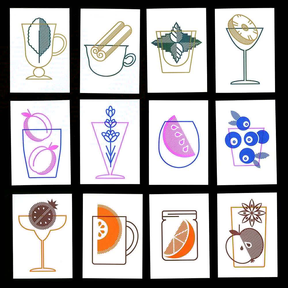 Image of Season's Drinkings! Recipe Cards