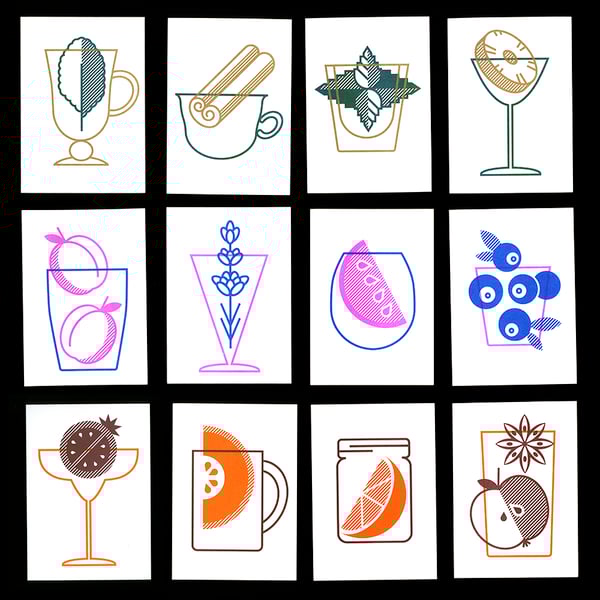 Image of Season's Drinkings! Recipe Cards
