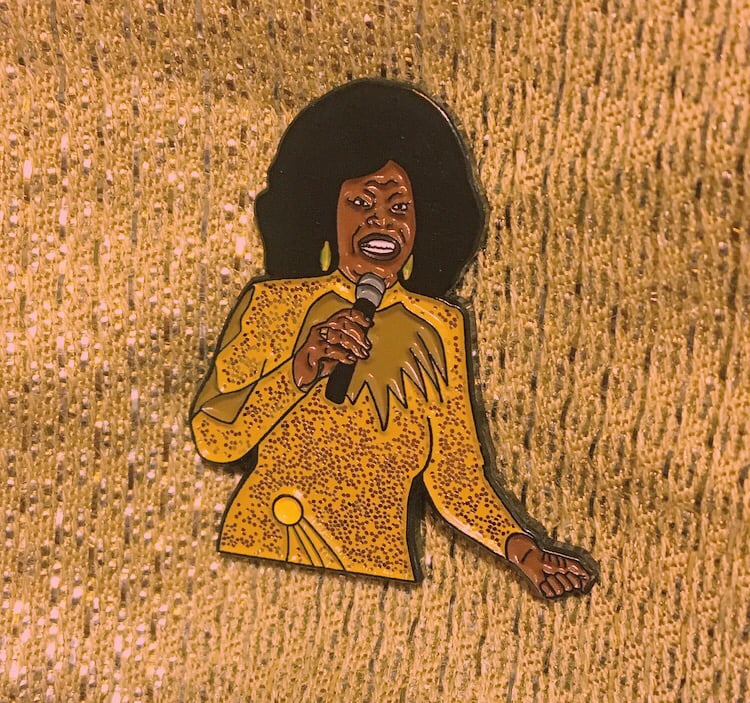 Image of DELORES lapel pin