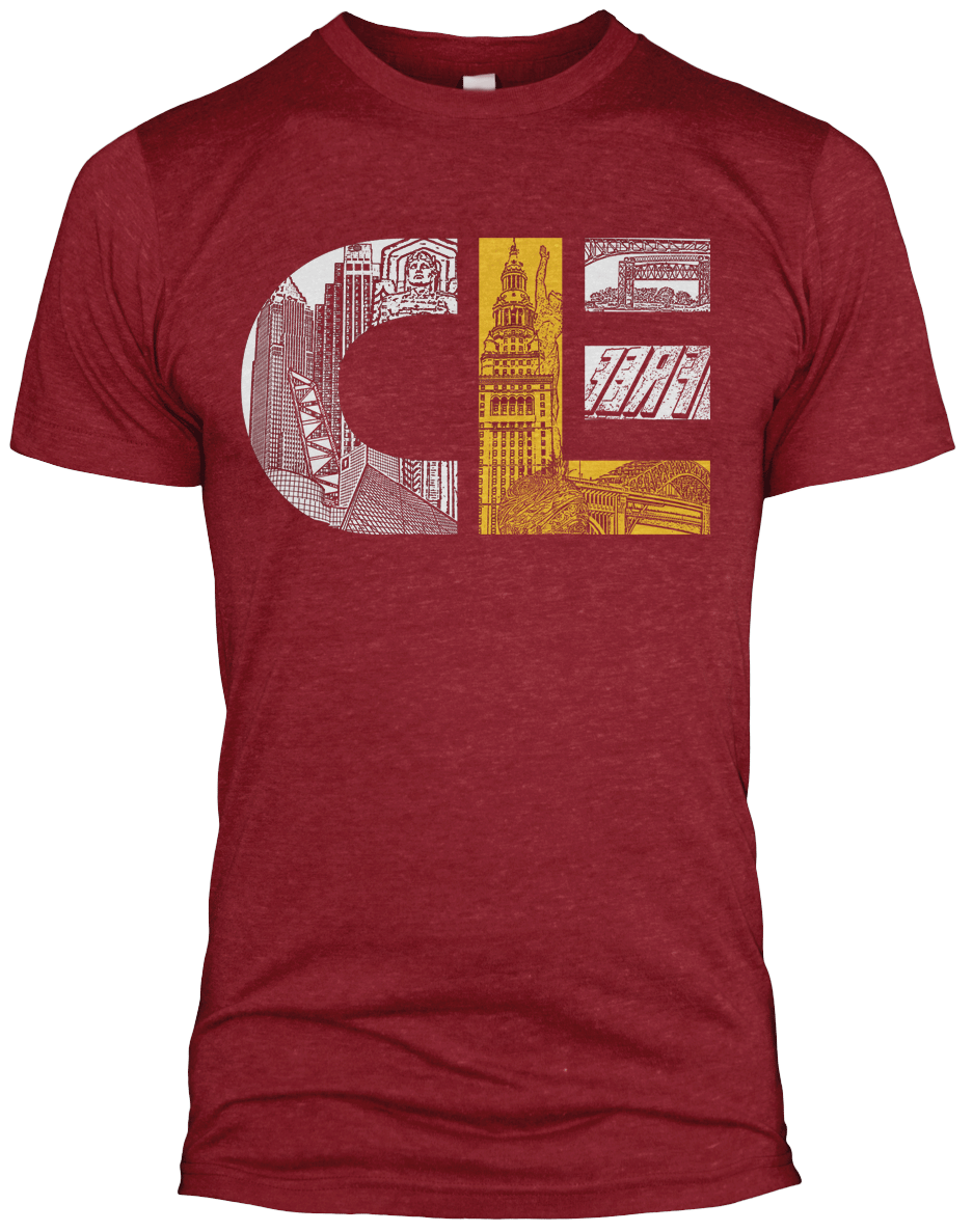 Image of CLE cavs Tri-blend