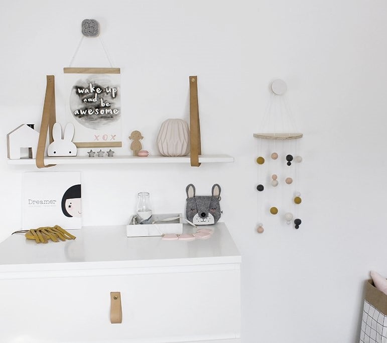 Felt Ball Wall Hanging felt that