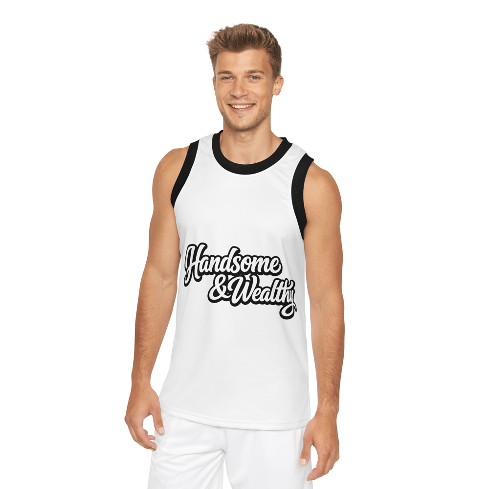 Image of Handsome & Wealthy Basketball Jersey-fd3e5859