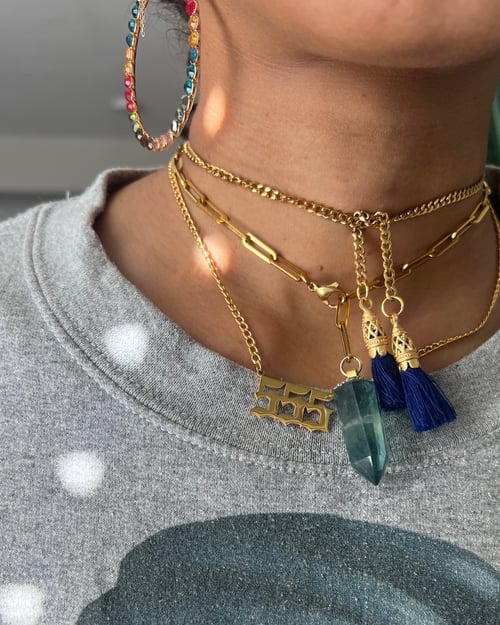 Image of MONÉT • Tassel Tie Necklace