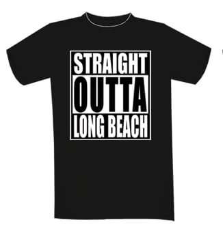 Image of STRAIGHT OUTTA LONG BEACH T-SHIRT