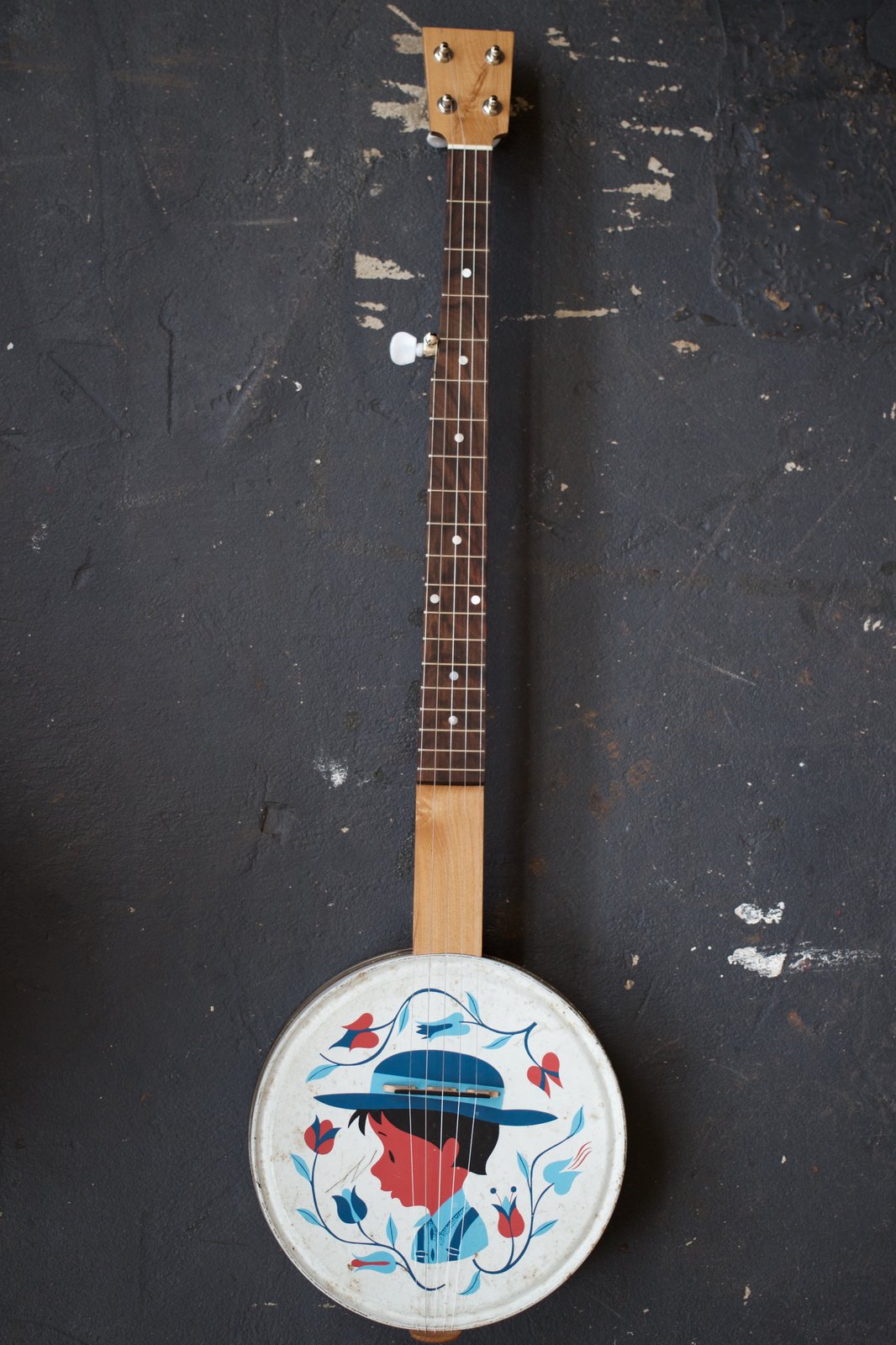 Cookie tin online banjo