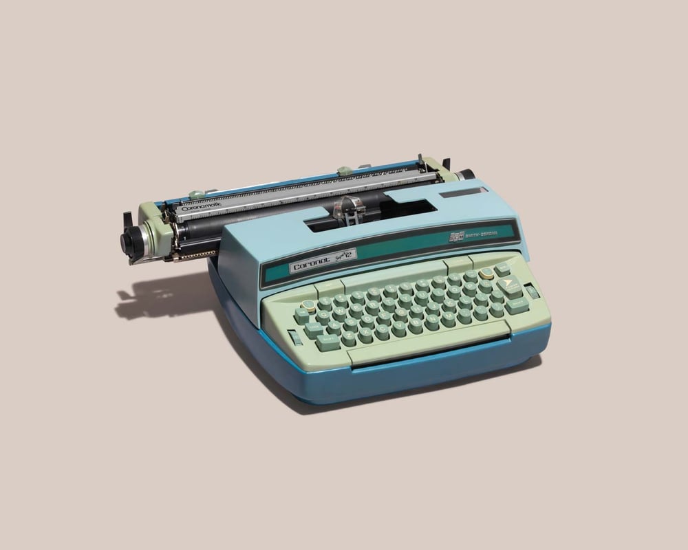 Image of Relics of Technology; Typewriter