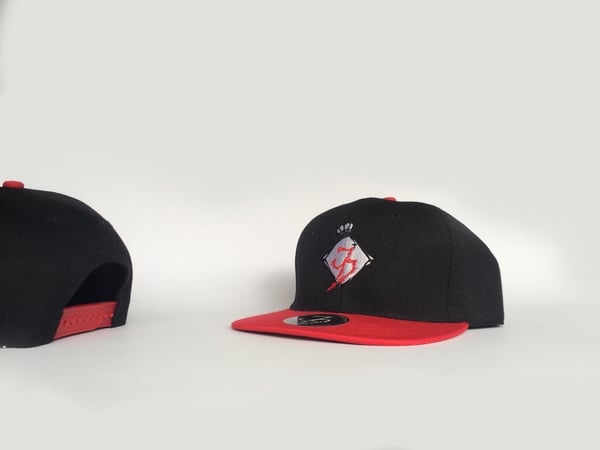 Image of Black & Red Snapback