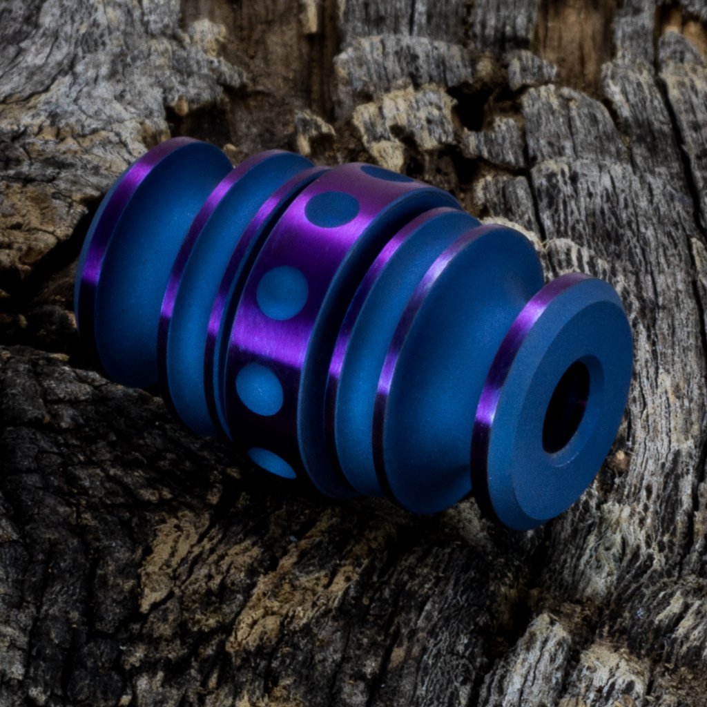 Image of Kong Bead Blue & Purple #1