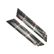 Image of Resin Coated Plaid / German Flag / Sticker Bomb / Carbon Fiber Seat Inserts - Fits: MK5 MK6