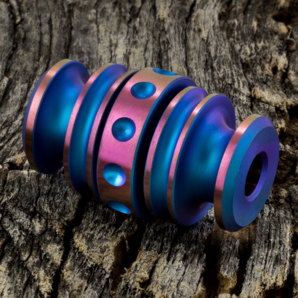 Image of Kong Bead Blue & Pink #1