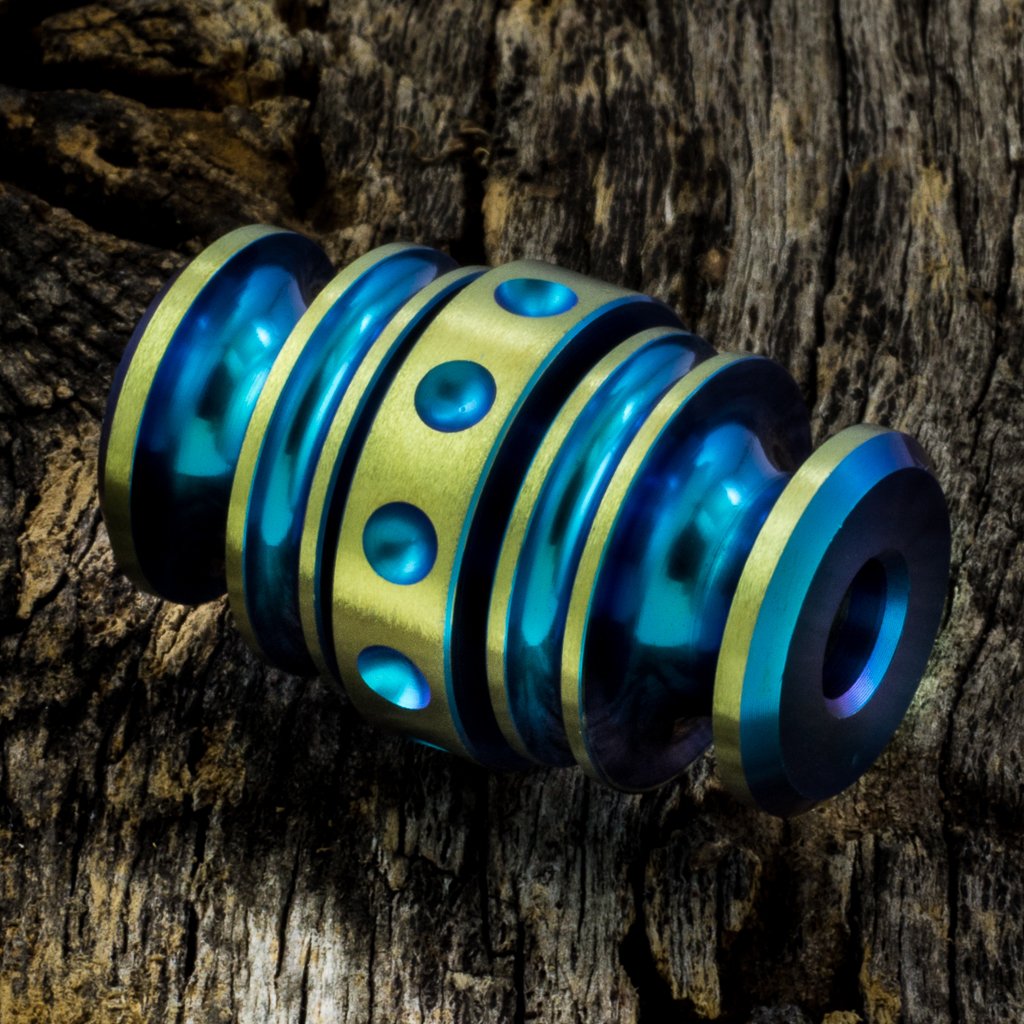 Image of Kong Bead Blue & Yellow #1