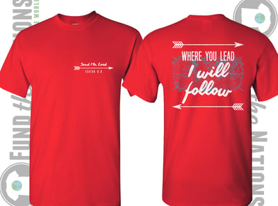 Image of Red Lead Me ~ Mission tee