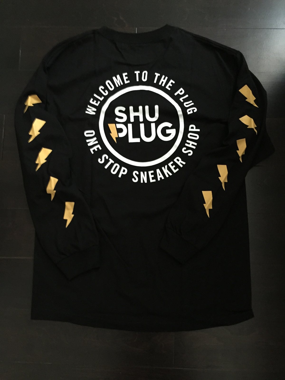 Image of "Welcome To The Plug" Long Sleeve (Black)