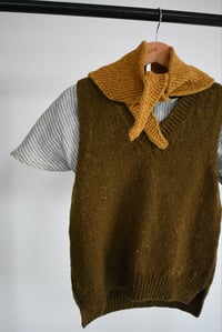 Image 6 of Wool Neckerchief - Hand-knit in Ireland 