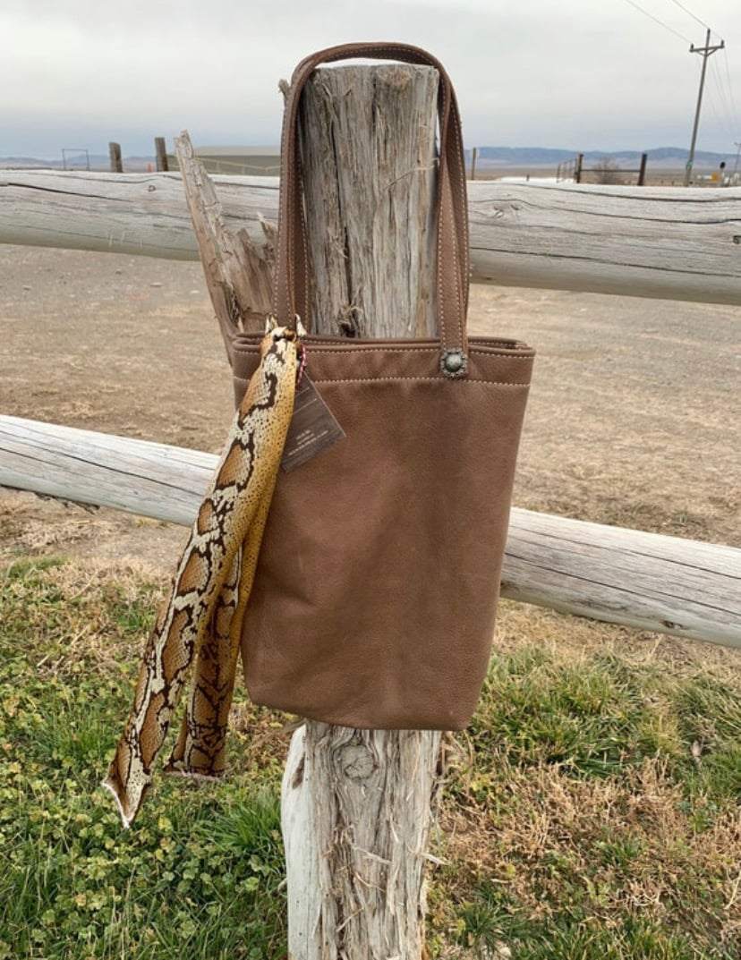 Image of Cocoa Brown Tote 