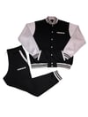 YB Premium Black-Grey Varsity Suit