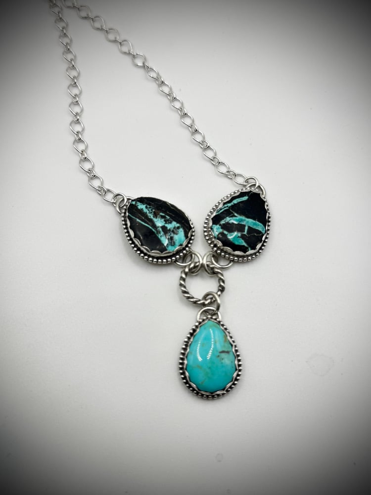 Image of Blackjack & Sonora Turquoise Necklace