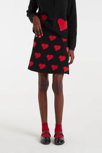 Image 1 of FALDA CORTA JACQUARD EST HEART ATTACK SMALL
