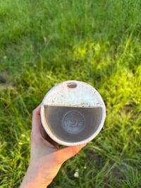 Image 8 of Turquoise and white checkered mug
