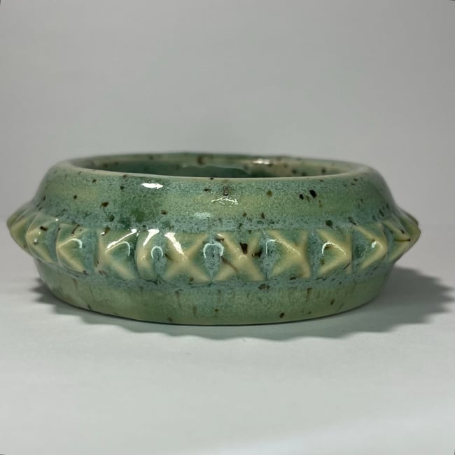 Mint Chocolate Studded Bracelet - 7.75 in Inner Circumference
