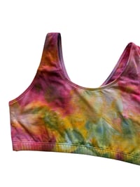 Image 7 of S (34) Cotton-Blend Tank Bralette in Euphoria Ice Dye