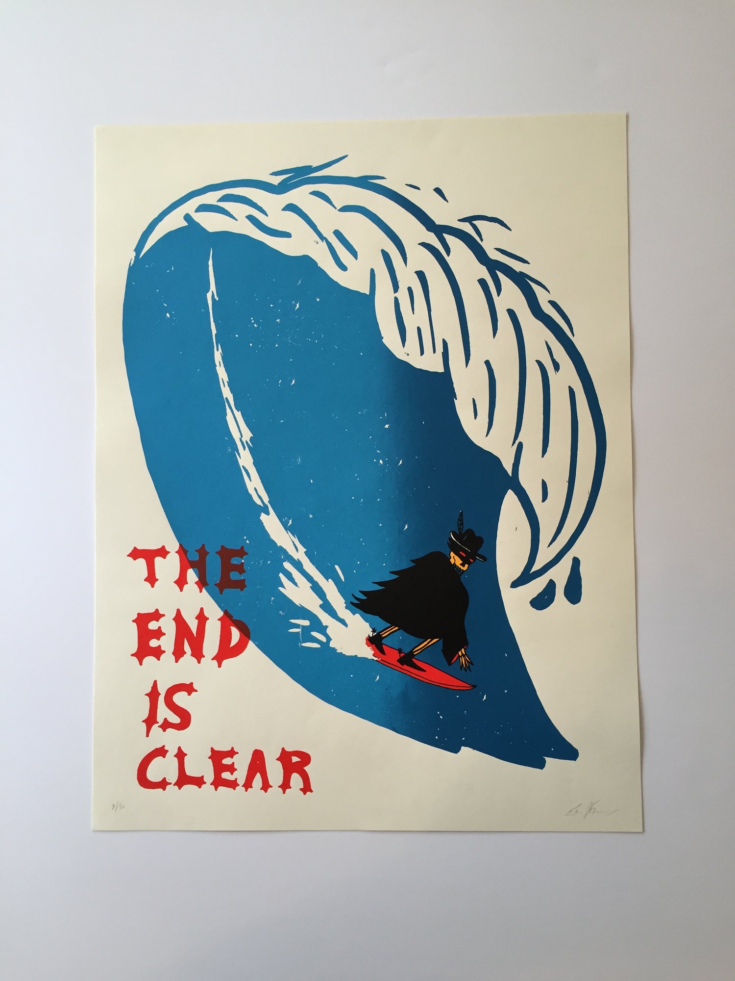 Image of eric kenney @heavyslime end print