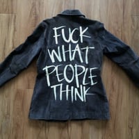 Image 2 of Upcycled Vintage Women's F*ck Outerwear