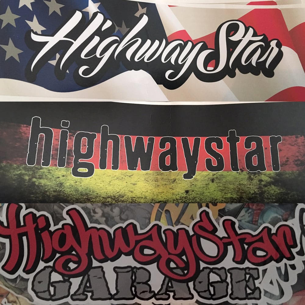 Image of HighwayStar Special Edition Bumper Stickers