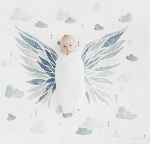 Image of Coveted Things Organic Swaddle Scarves | Wings