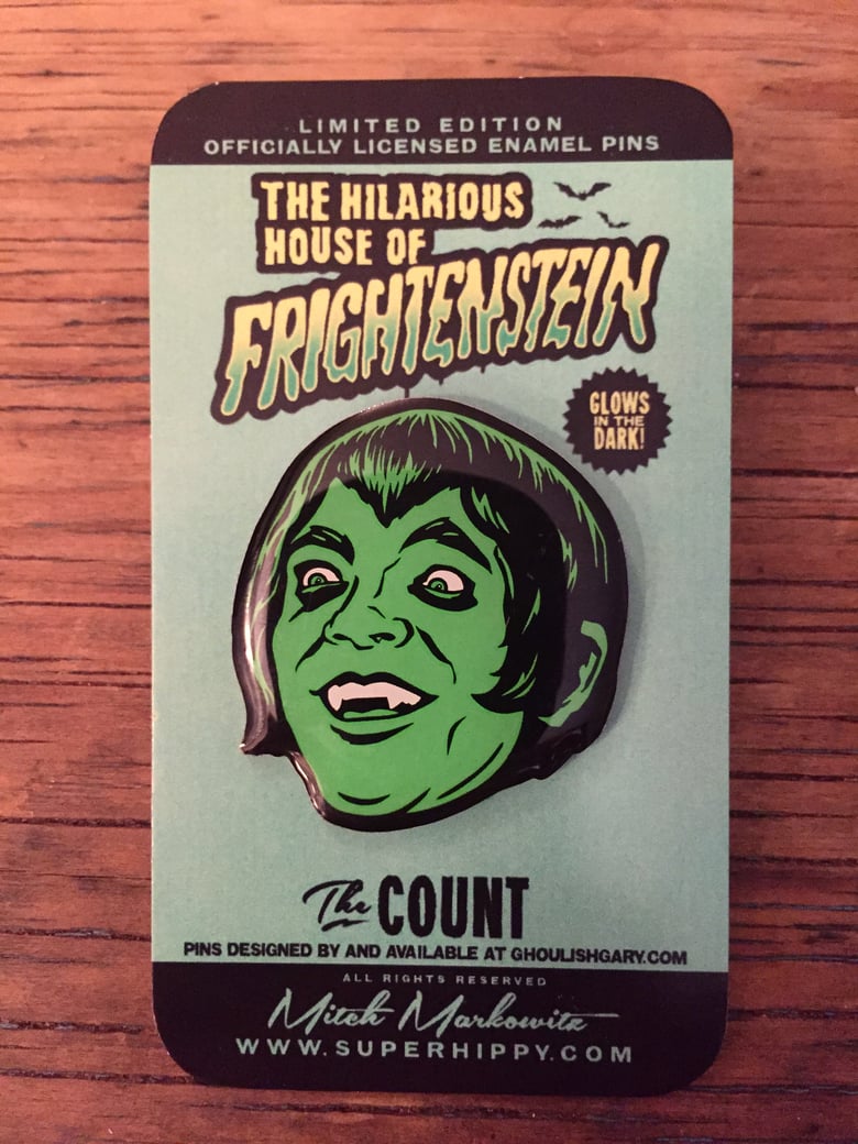 Image of The Count - Hilarious House of Frightenstein pin