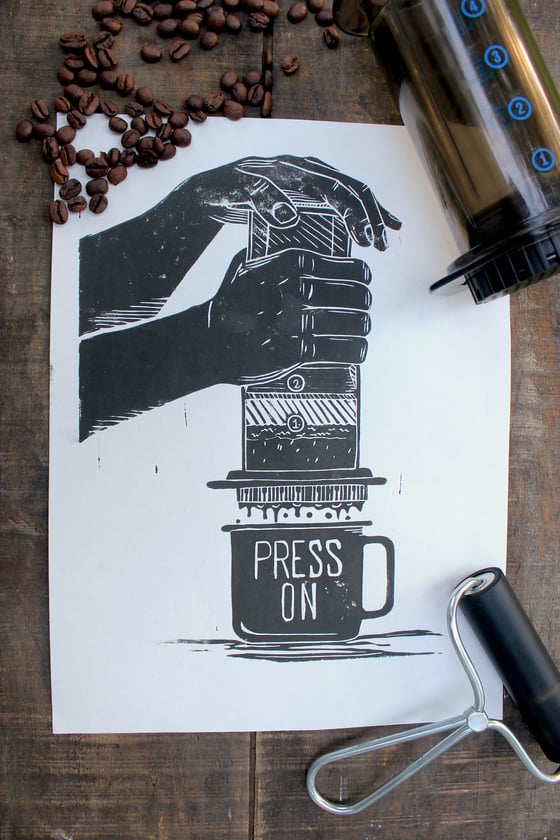 Image of "Press On" Print