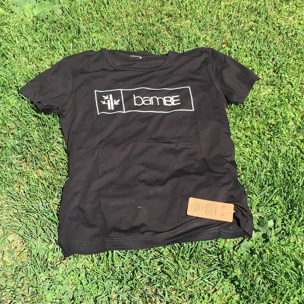 Image of Womens Black Logo Tee