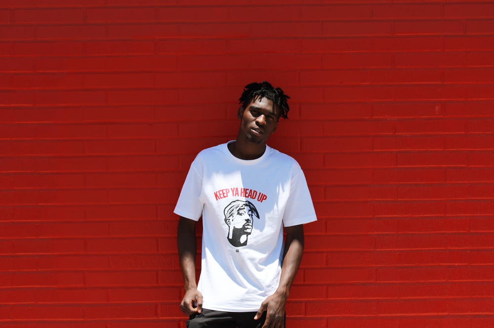 Image of White KeepYaHeadUp Tee