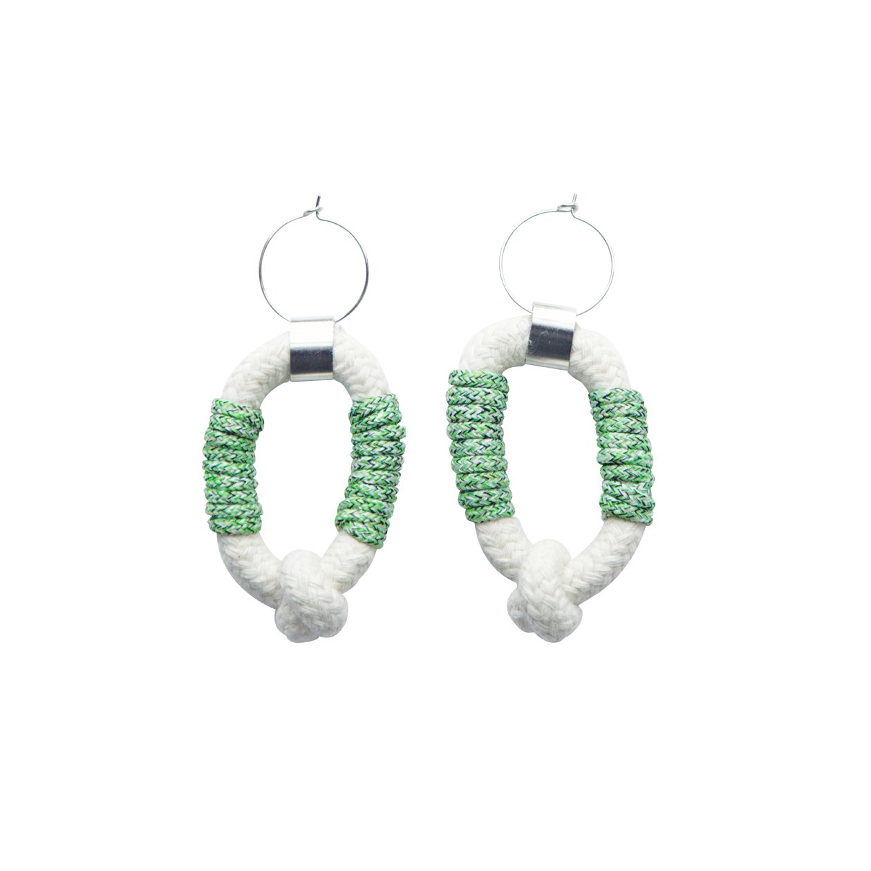 Image of Grass loop a loop earrings