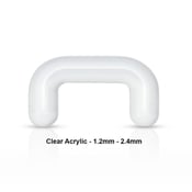 Image of Clear Acrylic Septum Retainer