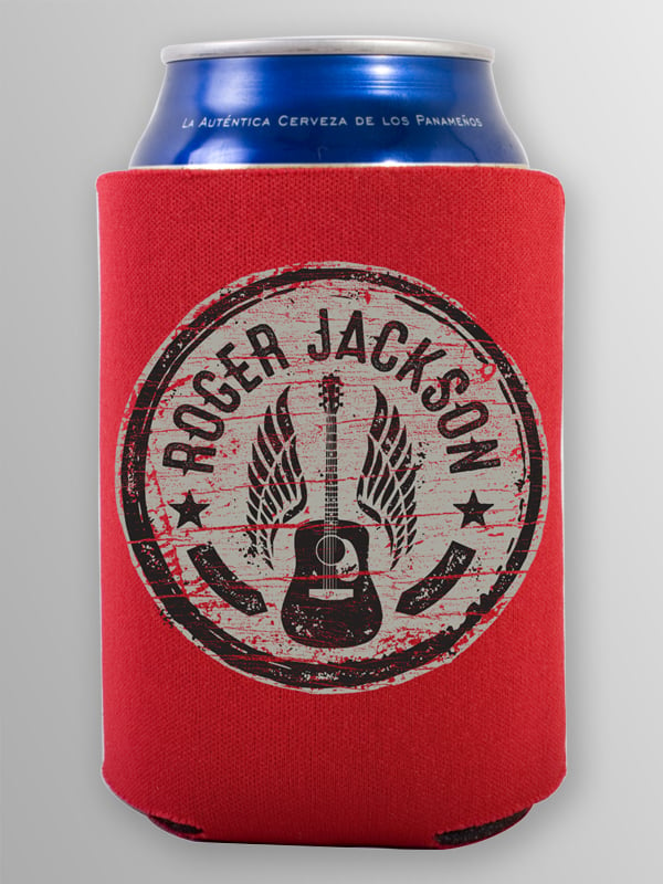 Image of Roger Jackson Logo Koozie